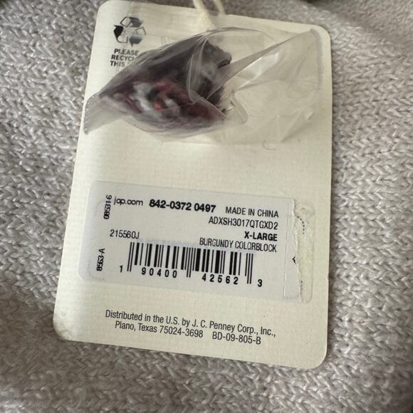 Ana Women’s long sleeve colorblock Oversized Lounge Sweater Size XL NWT - Picture 5 of 6